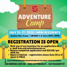 Adventure Camp through Salvation Army
